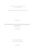 Kafala and Islamic Divorce in the Context of European Private International Law