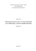 Modernizacija hrvatske javne uprave s osvrtom na informacijski sustav zemljišnih knjiga - usporedba s Republikom Slovenijom