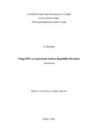 Uloga PDV-a u poreznom sustavu Republike Hrvatske