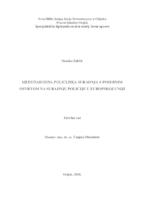 Međunarodna policijska suradnja s posebnim osvrtom na suradnju policije u Europskoj uniji