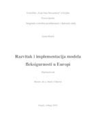 Razvitak i implementacija modela fleksigurnosti u Europi