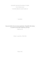 prikaz prve stranice dokumenta Utjecaj kvalitete života starije populacije u Republici Hrvatskoj na održivost koncepta uspješnog starenja