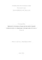prikaz prve stranice dokumenta Primjena informacijsko-komunikacijskih tehnologija na primjeru odabranih ustanova
