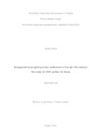 prikaz prve stranice dokumenta Komparativni pregled porotne sudbenosti u Europi i Hrvatskoj i Slavoniji od 1848. godine do danas